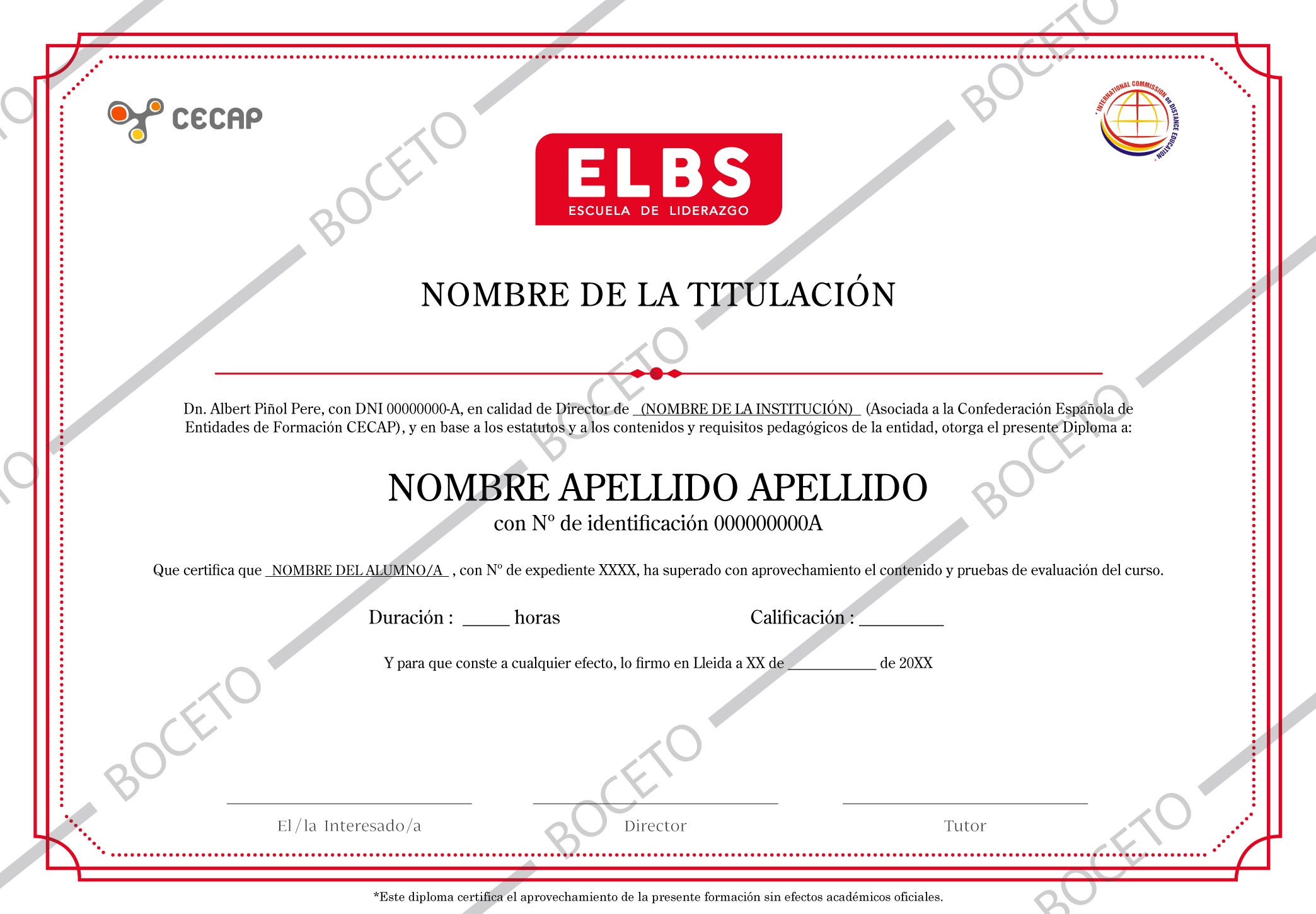 Diploma ELBS