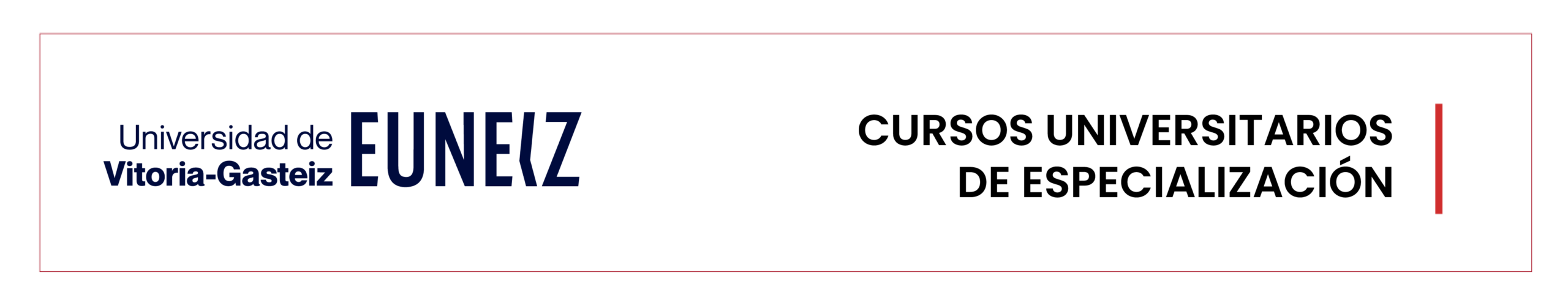 Cursos Universitarios EUNEIZ